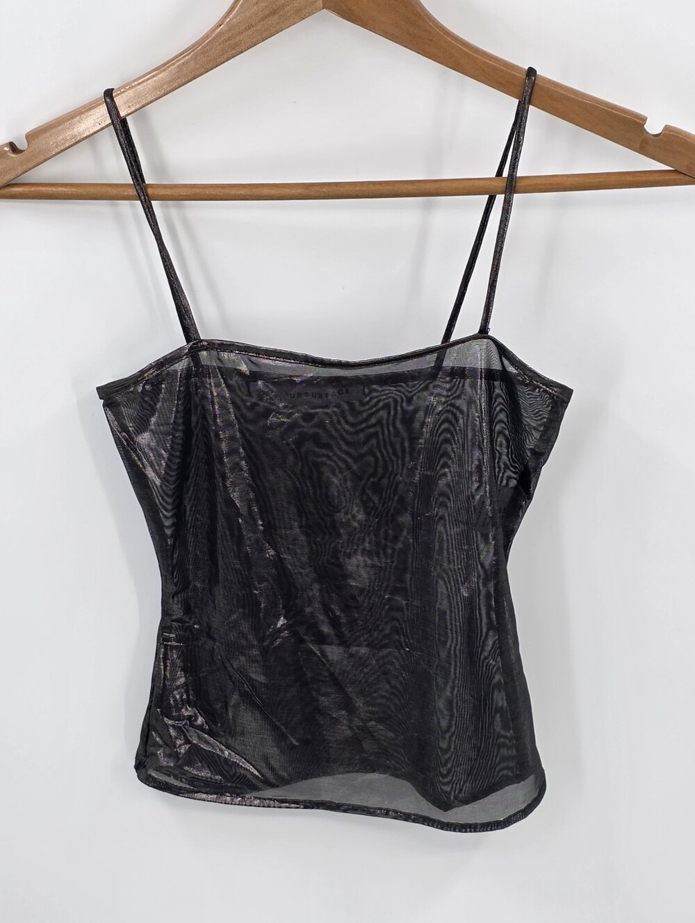 Subsurface Metallic Sheer XS Cami Tank Top Women’s